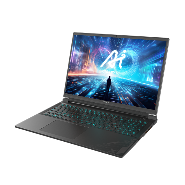 Лаптоп GIGABYTE G6X 9KG 43EE854SD 2024, 16.0" (40.64 cm) WUXGA 165Hz,  Intel Core i7-13650HX 14C (2.6/4.9GHz, 24 MB cache), 2x 8GB DDR5, 1TB SSD Gen4, nVIdia RTX 4060 8GB GDDR6, Free DOS