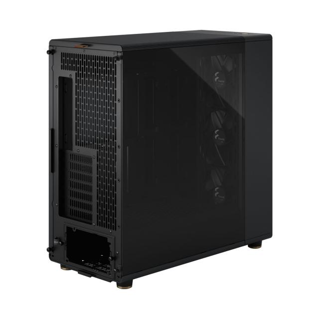 Кутия Fractal Design NORTH XL CHALK BLACK TG, 1x USB 3.1 Gen 2, Type-C, 2x USB 3.0, E-ATX / ATX / mATX / Mini-ITX