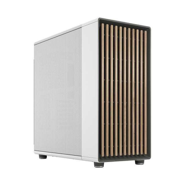 Кутия Fractal Design NORTH XL CHALK WHITE, 1x USB 3.1 Gen 2, Type-C, 2x USB 3.0, E-ATX / ATX / mATX / Mini-ITX