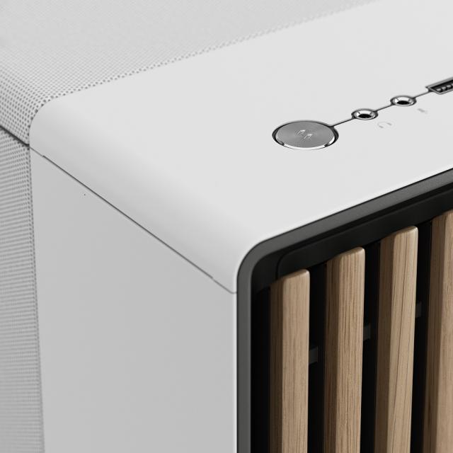 Кутия Fractal Design NORTH XL CHALK WHITE, 1x USB 3.1 Gen 2, Type-C, 2x USB 3.0, E-ATX / ATX / mATX / Mini-ITX