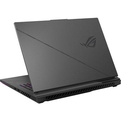 Лаптоп ASUS ROG Strix G18 2024 G814JIR-N6084, 18.0" (45.72 cm), WQXGA, IPS, 240Hz, Intel Core i9-14900HX 24C (2.2/5.8GHz, 36M), NVIDIA RTX 4070 8GB GDDR6 DLSS 3, 16GB DDR5, 1TB SSD, Free DOS
