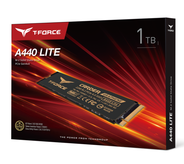 Team Group T-Force Cardea A400 Lite, SSD 1TB M.2 PCI-e 4.0