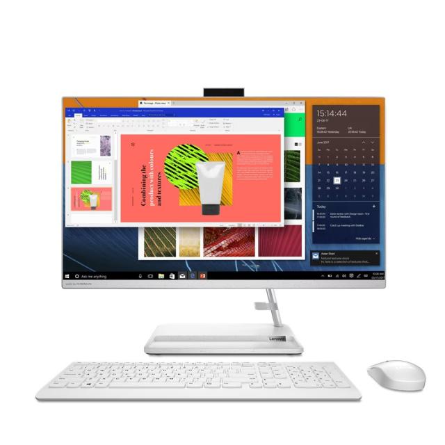 Компютър Lenovo All in One IdeaCentre 3 27ALC6, AMD Ryzen 7 7730U 8C (2.0/4.5GHz2,16MB), 27" (68.58cm) Full HD IPS Anti-Glare, 16GB DDR4, 512GB SSD NVMe, 2x USB 3.2 Gen 1, Free DOS