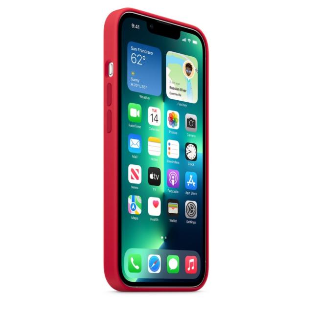 Калъф Apple iPhone 13 Pro Silicone Case with MagSafe – (PRODUCT)RED