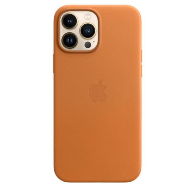 Калъф Apple iPhone 13 Pro Max Leather Case with MagSafe - Golden Brown