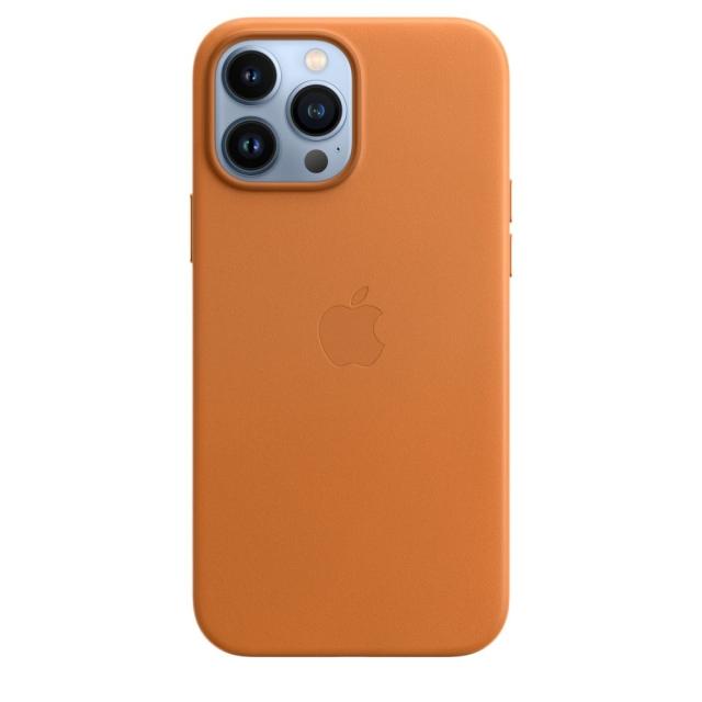 Калъф Apple iPhone 13 Pro Max Leather Case with MagSafe - Golden Brown