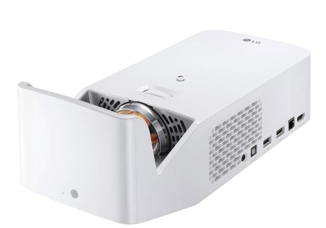 Мултимедиен проектор LG HF65LSR CineBeam,Full HD (1920 x 1080),LED portable,Brigthness 1000 lm,Contrast Ratio 150 000:1,HDMI, USB ,RJ45,Speakers 2 x 3W ,Horizontal/Vertical Keystone Correction,White