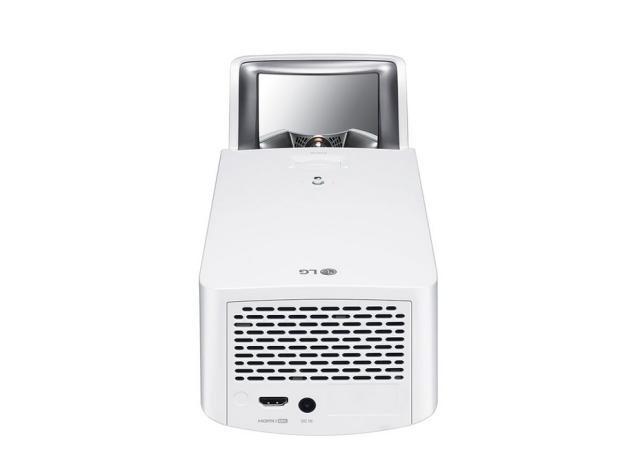 Мултимедиен проектор LG HF65LSR CineBeam,Full HD (1920 x 1080),LED portable,Brigthness 1000 lm,Contrast Ratio 150 000:1,HDMI, USB ,RJ45,Speakers 2 x 3W ,Horizontal/Vertical Keystone Correction,White