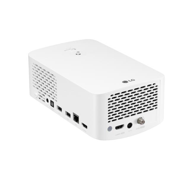 Мултимедиен проектор LG HF60LSR CineBeam,Full HD (1920 x 1080),LED portable,Brigthness 1000 lm,Contrast Ratio 150 000:1,HDMI, USB ,RJ45,Speakers 2 x 3W ,Horizontal/Vertical Keystone Correction,White