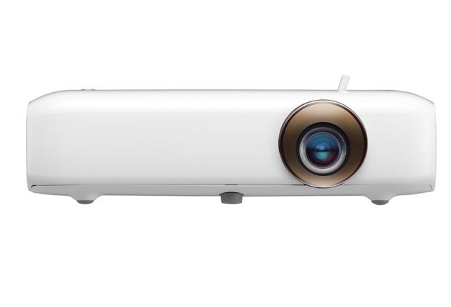 Мултимедиен проектор LG PH510PG CineBeam, RGB LED, HD (1280x720), 100,000:1, 550 ANSI Lumens, HDMI(MHL), USB 2.0 (a), BT, Speakers 1W + 1W Stereo, 3D Optimazer, Built-In Battery, 30,000 Hrs, White