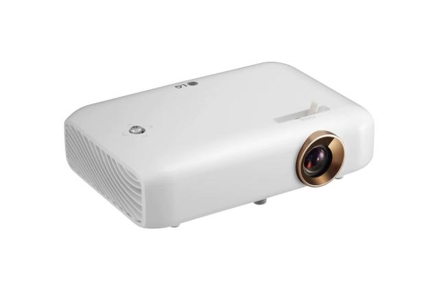 Мултимедиен проектор LG PH510PG CineBeam, RGB LED, HD (1280x720), 100,000:1, 550 ANSI Lumens, HDMI(MHL), USB 2.0 (a), BT, Speakers 1W + 1W Stereo, 3D Optimazer, Built-In Battery, 30,000 Hrs, White