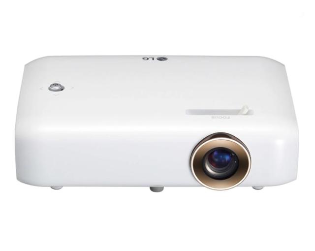 Мултимедиен проектор LG PH510PG CineBeam, RGB LED, HD (1280x720), 100,000:1, 550 ANSI Lumens, HDMI(MHL), USB 2.0 (a), BT, Speakers 1W + 1W Stereo, 3D Optimazer, Built-In Battery, 30,000 Hrs, White