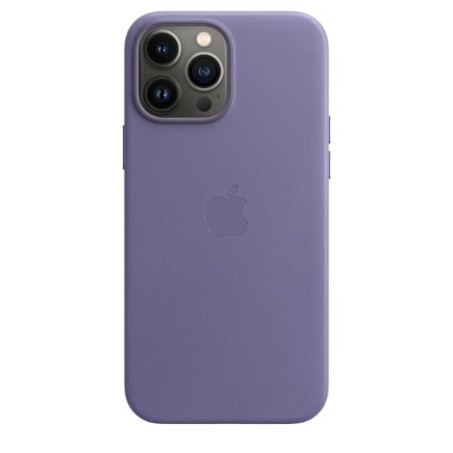 Калъф Apple iPhone 13 Pro Max Leather Case with MagSafe - Wisteria