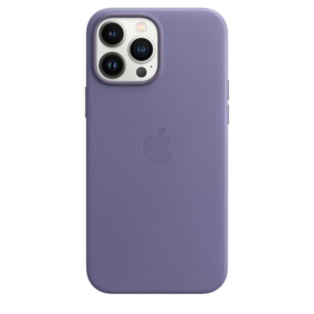 Калъф Apple iPhone 13 Pro Max Leather Case with MagSafe - Wisteria