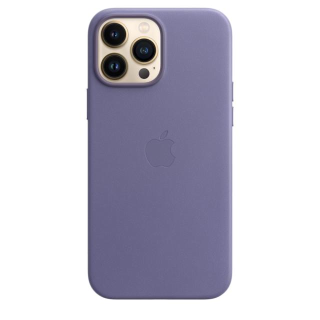Калъф Apple iPhone 13 Pro Max Leather Case with MagSafe - Wisteria