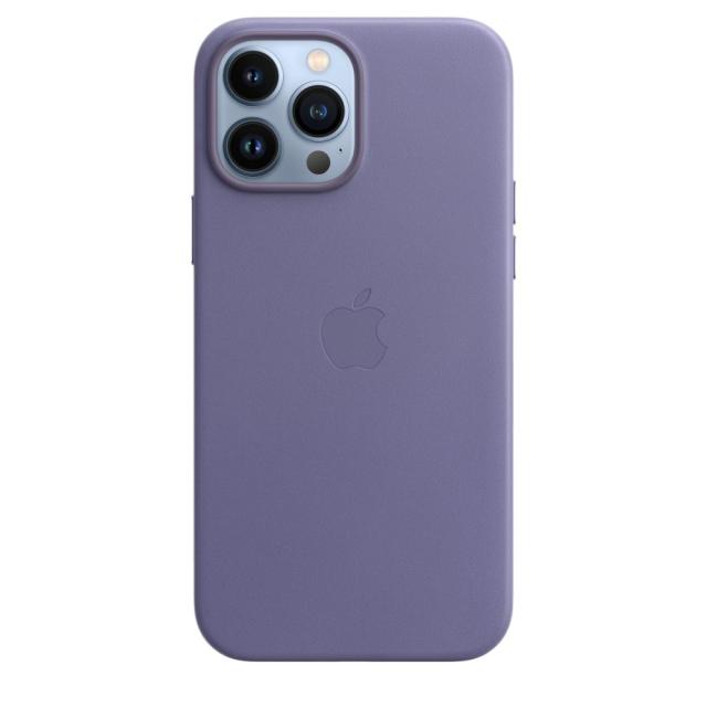 Калъф Apple iPhone 13 Pro Max Leather Case with MagSafe - Wisteria
