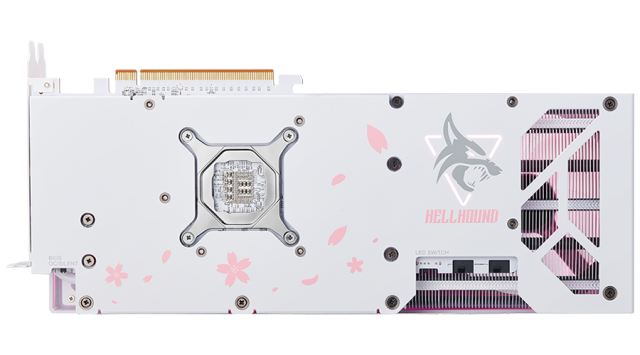 Видео карта POWERCOLOR AMD RADEON RX 7800 XT Hellhound Sakura 16GB OC GDDR6, 256-bit, HDMI, 3x DP