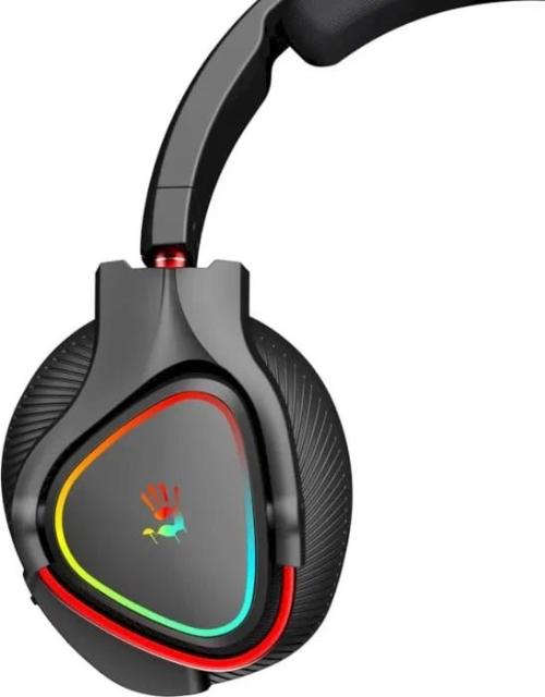 Геймърски слушалки A4TECH Bloody MR720 Naraka, RGB, Bluetooth/ Wireless + USB, Черни