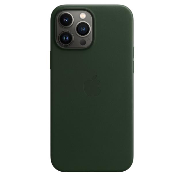 Калъф Apple iPhone 13 Pro Max Leather Case with MagSafe - Sequoia Green