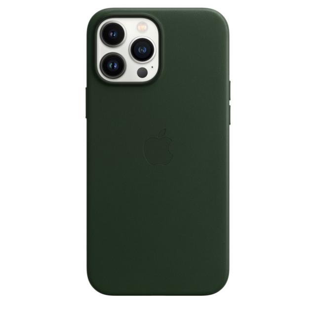 Калъф Apple iPhone 13 Pro Max Leather Case with MagSafe - Sequoia Green