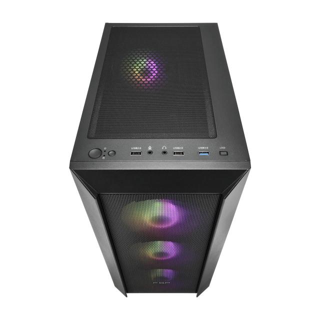 Кутия FSP CMT218 Mid-Tower, USB3.0 x 1, USB2.0 x 2, Micro ATX, ITX, ATX