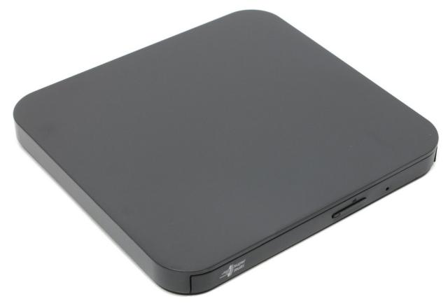 Оптично устройство Hitachi-LG GP95NB70 Ultra Slim External DVD-RW, Super Multi, Double Layer, TV connectivity, USB on-the-go, Black