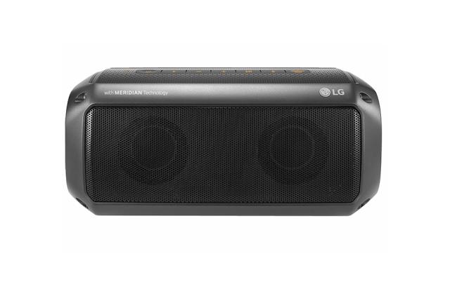 Тонколони LG PK3, Portable Bluetooth Speaker,  Meridian Audio Technology, Passive Radiator Woofer, Speaker Phone, Bluetooth, 12 hours Built-in Battery, Dual Play