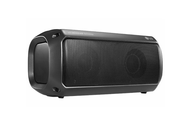 Тонколони LG PK3, Portable Bluetooth Speaker,  Meridian Audio Technology, Passive Radiator Woofer, Speaker Phone, Bluetooth, 12 hours Built-in Battery, Dual Play