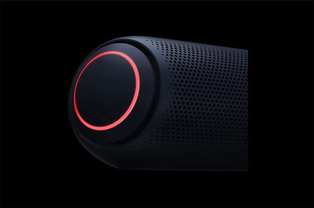 Тонколони LG PL5, Portable Bluetooth Speaker, Meridian Audio Technology, Passive Radiator Woofer, Party Lighting Effects, Speaker Phone, Bluetooth, 18 hours Built-in Battery, Dual Play