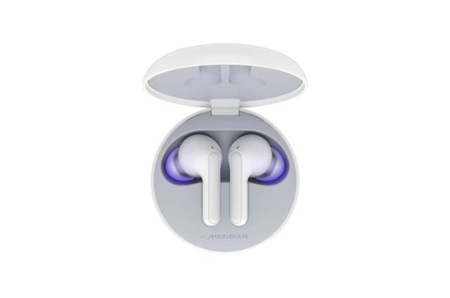 Слушалки LG TONE Free MERIDIAN HBS-FN6 True, безжични, Wireless/Bluetooth 5.0, микрофон, IPx4, Бели