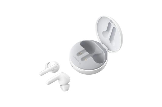 Слушалки LG TONE Free MERIDIAN HBS-FN6 True, безжични, Wireless/Bluetooth 5.0, микрофон, IPx4, Бели
