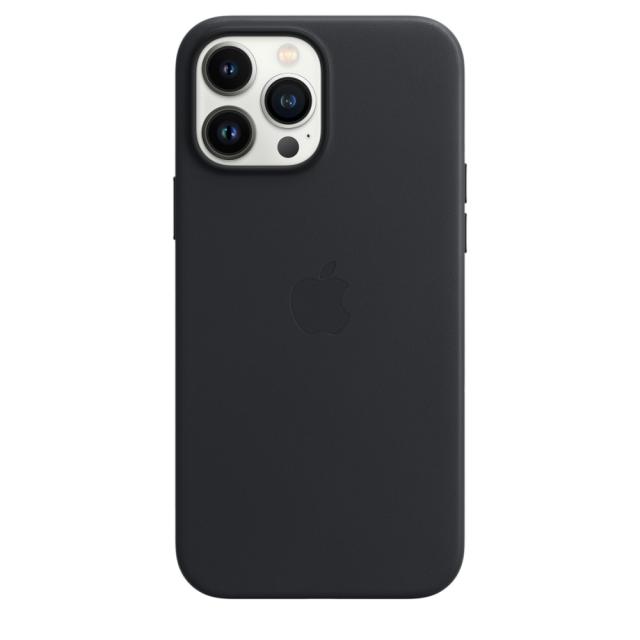 Калъф Apple iPhone 13 Pro Max Leather Case with MagSafe - Midnight