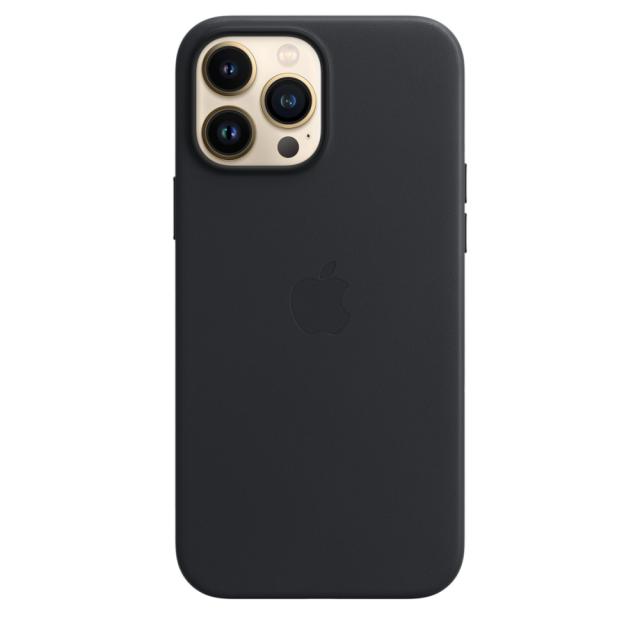 Калъф Apple iPhone 13 Pro Max Leather Case with MagSafe - Midnight