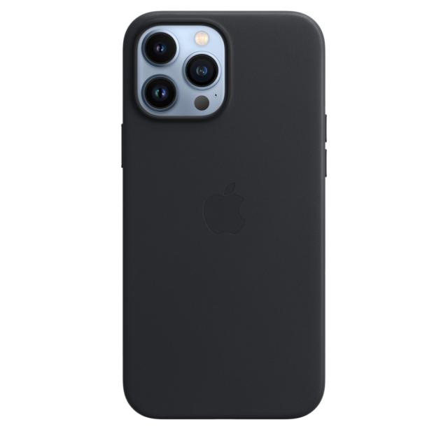 Калъф Apple iPhone 13 Pro Max Leather Case with MagSafe - Midnight