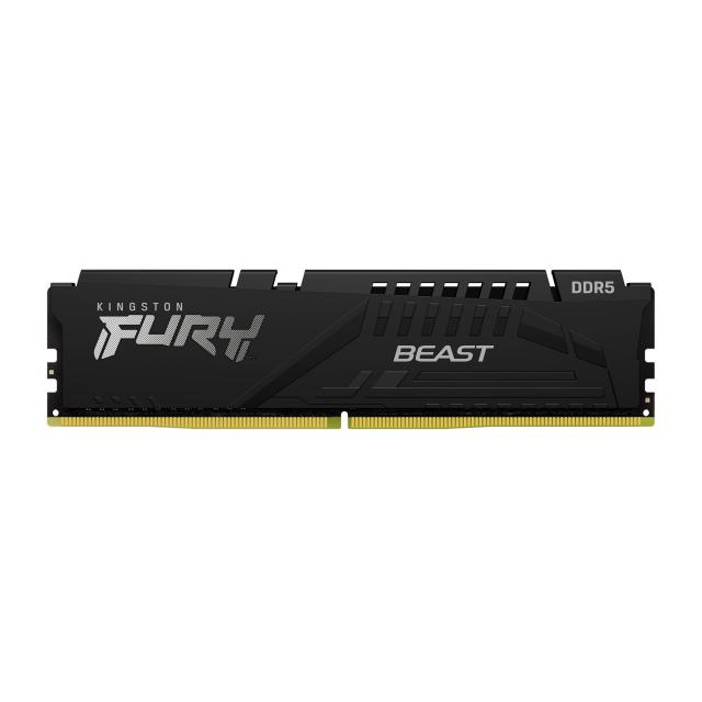 Памет Kingston FURY Beast Black 16GB DDR5 6400MHz, CL32, 1.4 V - AMD Expo