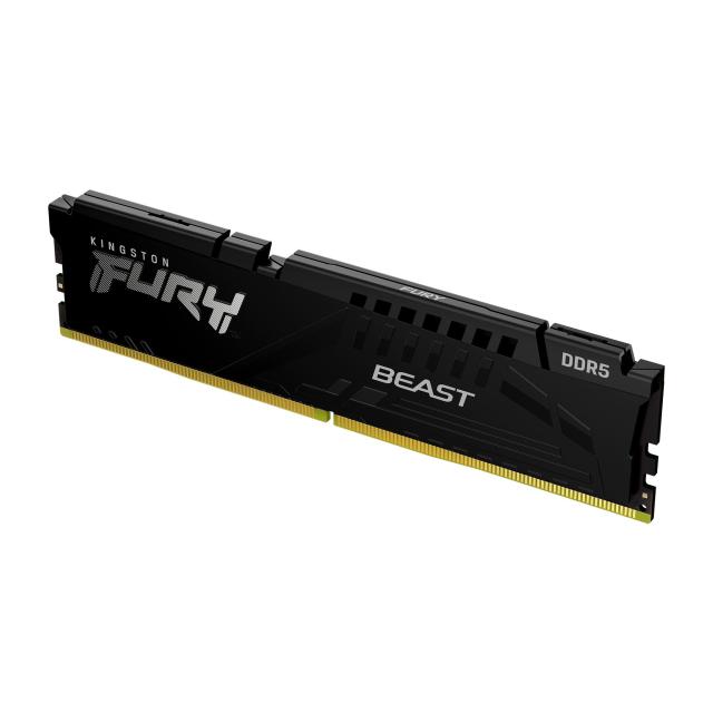 Памет Kingston FURY Beast Black 16GB DDR5 6400MHz, CL32, 1.4 V - AMD Expo