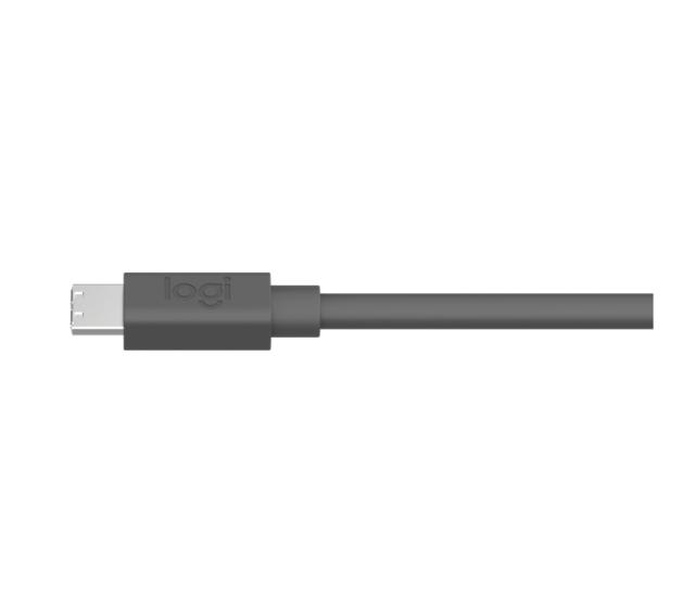 Кабел Logitech MeetUp Mic Extension Cable 10m, Graphite