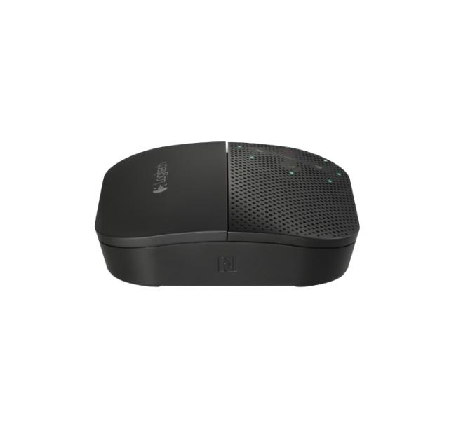 Високоговорител Logitech Mobile Speakerphone P710e, Tablet/Smartphone Stand, Noise & Echo Cancelation, 3.5 mm Jack, Graphite