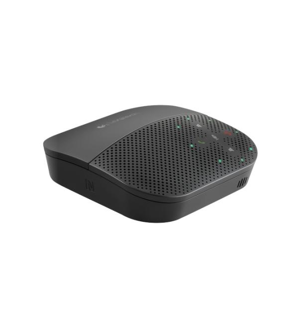 Високоговорител Logitech Mobile Speakerphone P710e, Tablet/Smartphone Stand, Noise & Echo Cancelation, 3.5 mm Jack, Graphite