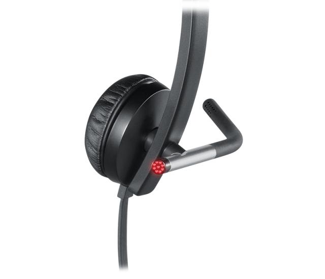 Слушалки Logitech USB Headset H650e Stereo, Flexible Mic, In-line Controls, Echo Cancellation, Noise-cancelling, USB