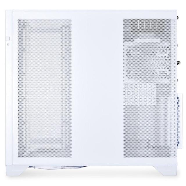 Кутия Lian Li O11 Vision Mid-Tower, Tempered Glass, 2 x USB 3.02, 1 x USB Type C, ATX, Бял