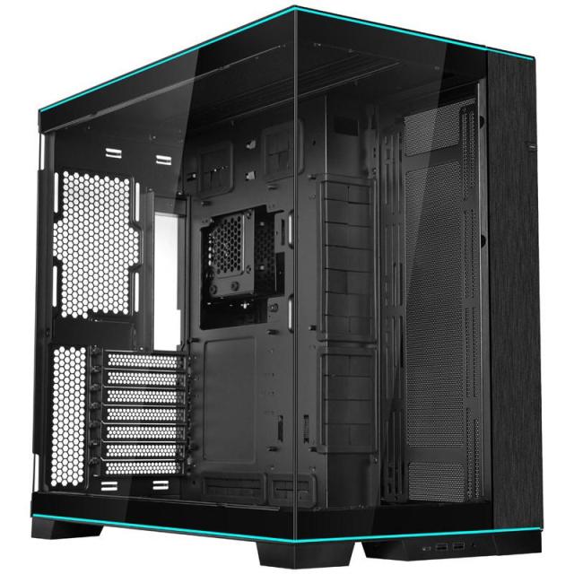 Кутия Lian Li PC-O11 Dynamic EVO RGB Mid-Tower, Tempered Glass, 2x USB 3.0, 1x USB 3.1 TYPE-C, E-ATX, ATX, M-ATX, MINI-ITX, Черна