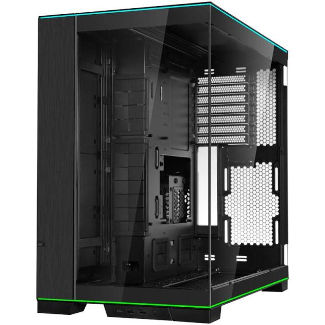 Кутия Lian Li PC-O11 Dynamic EVO RGB Mid-Tower, Tempered Glass, 2x USB 3.0, 1x USB 3.1 TYPE-C, E-ATX, ATX, M-ATX, MINI-ITX, Черна