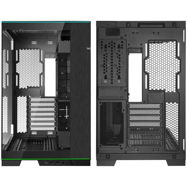 Кутия Lian Li PC-O11 Dynamic EVO RGB Mid-Tower, Tempered Glass, 2x USB 3.0, 1x USB 3.1 TYPE-C, E-ATX, ATX, M-ATX, MINI-ITX, Черна