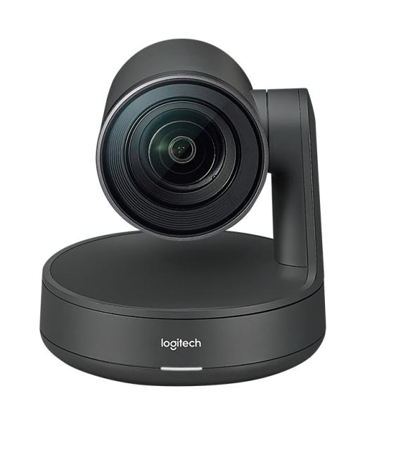 Уебкамера Logitech Rally Conference Solution, Rally Speaker, Rally Mic Pod, Ultra HD 4K 30 fps, Up To 10 Seats, Motorized PTZ Camera, RightSight, RightLight, RightSound, 15x HD Zoom, Autofocus, Black