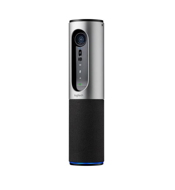 Уебкамера Logitech ConferenceCam Connect, Full HD, Up To 6 Seats, Portable AIO, Bluetooth, Remote Control, Black & Silver