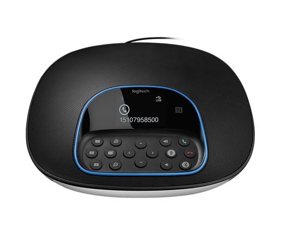 Уебкамера Logitech ConferenceCam Group, Full HD, Up To 14 Seats, Remote Control, HD Zoom, Autofocus, Black