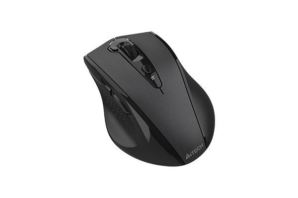 МИшка A4tech G7-810S AIR2 Wireless, оптична, 1000 dpi,  Безшумна, Черна