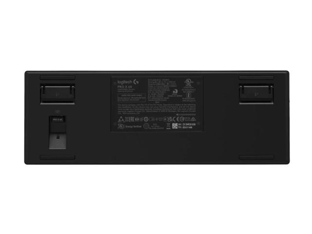 Геймърска клавиатура Logitech Pro X 60 Tactile black, Wireless/Bluetooth/USB, KEYCONTROL, LIGHTSYNC, RGB, Черна