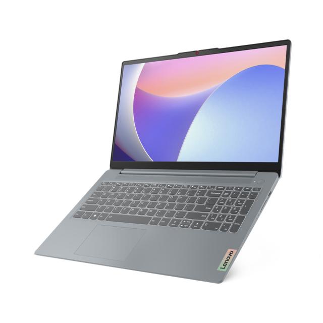 Лаптоп Lenovo IdeaPad Slim 3 15IRU8, 15.6'' (39.62 cm), Full HD, IPS Anti-glare, Intel Core i5-1335U 10C (1.3/4.6GHz, 12MB Cache), Intel Iris Xe Graphics, 8GB LPDDR5, 512GB SSD, Free DOS